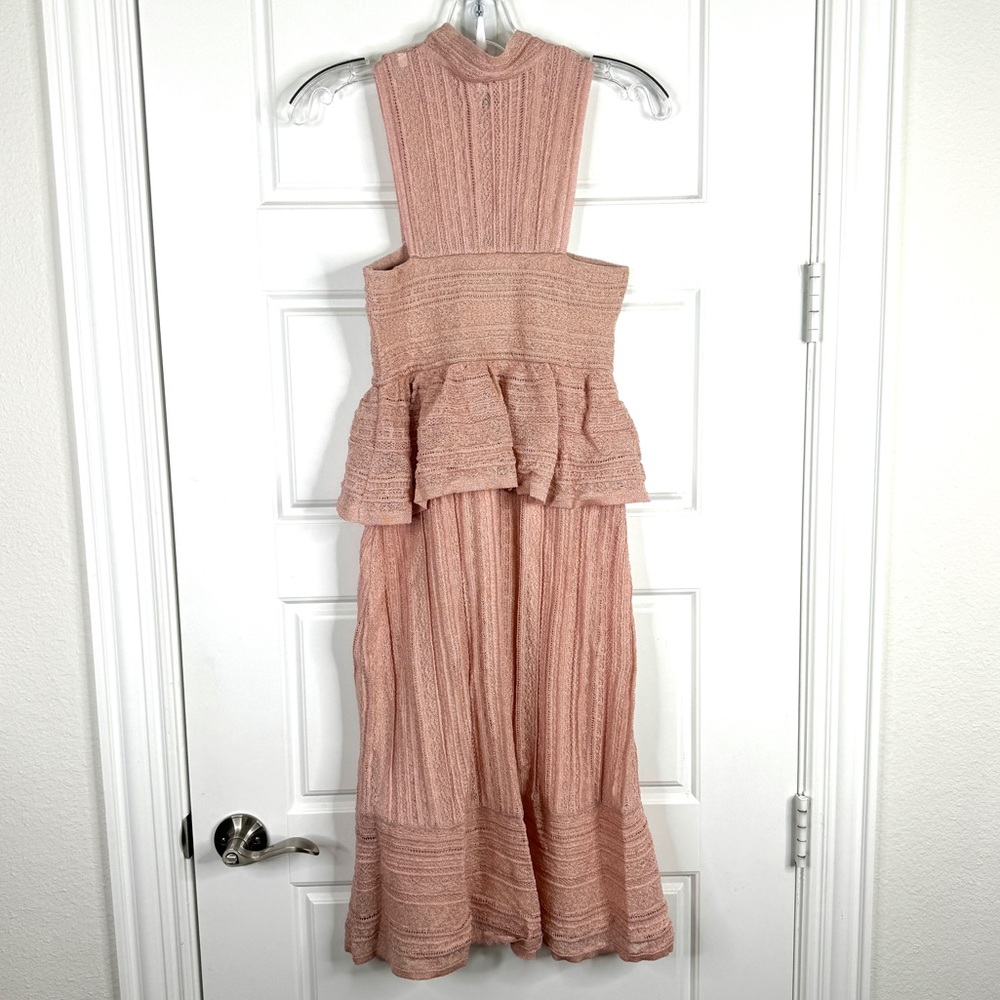 MISSONI A Line Woven Dress NEW Size 42 Blush PInk - Picture 7 of 16